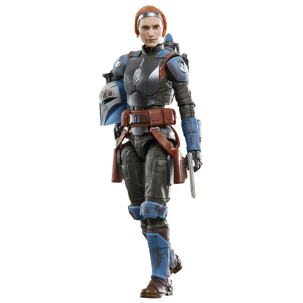 Star Wars Black Series Bo-Katan Kryze figure front view for display.