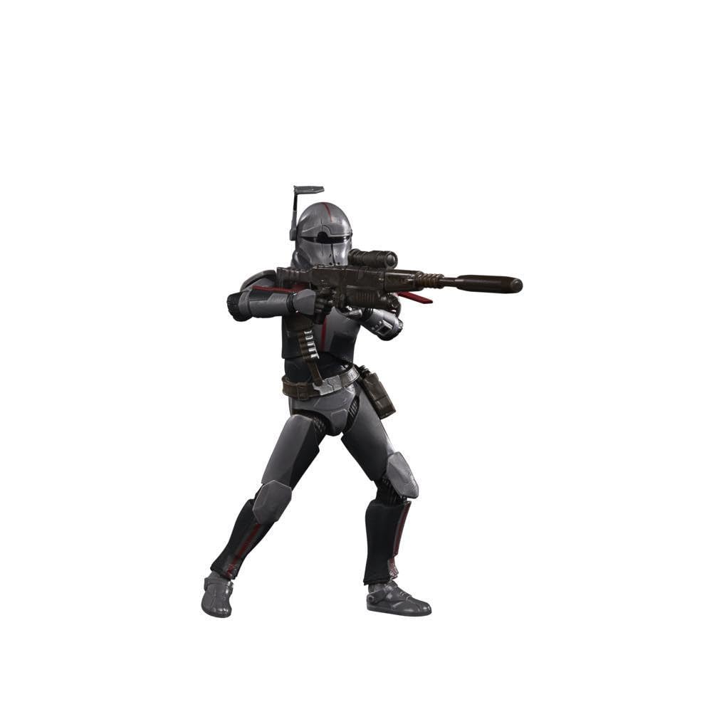 STAR WARS The Black Series Crosshair 6-inch figure in dynamic pose for premium display.