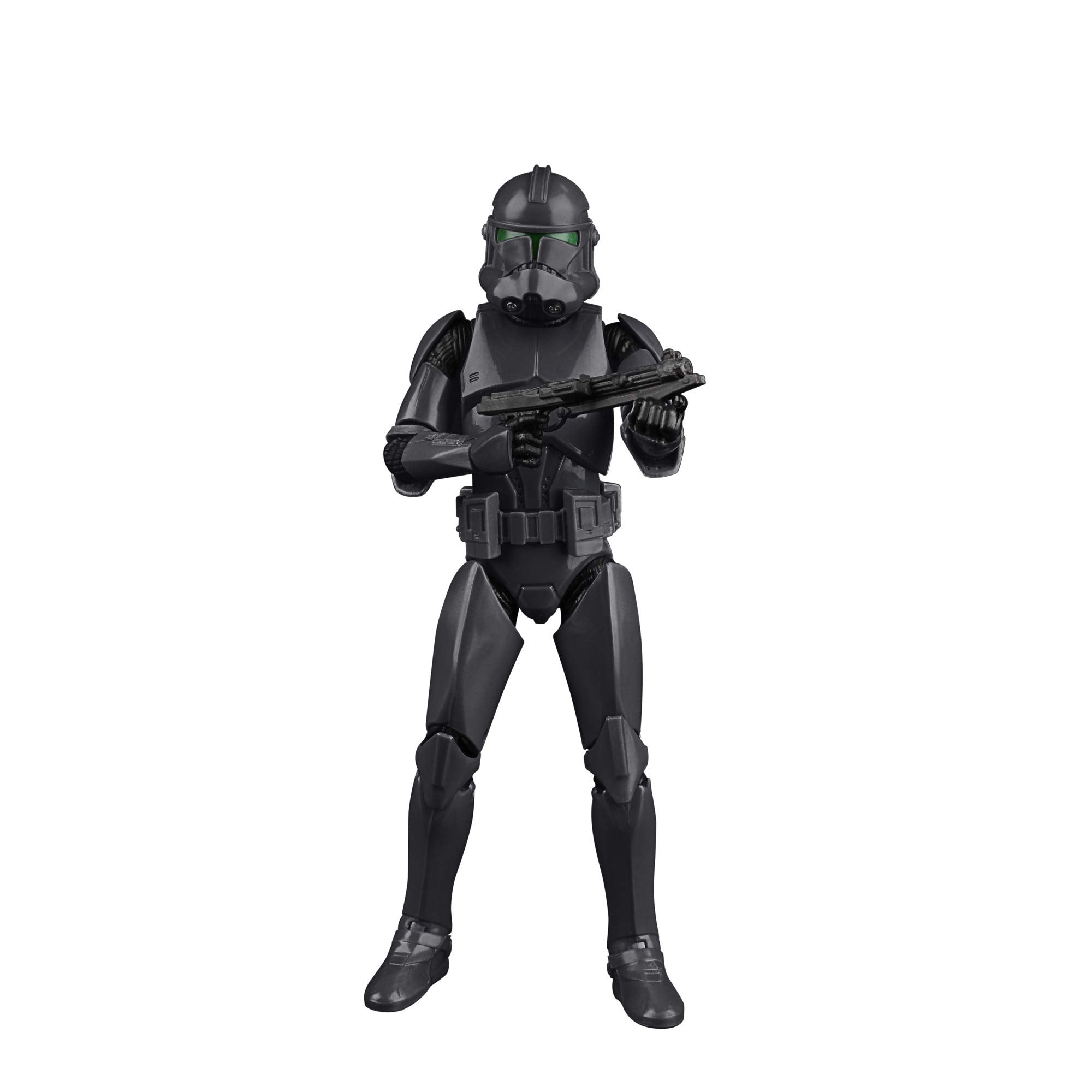 STAR WARS Black Series Elite Squad Trooper figure front view for display and play