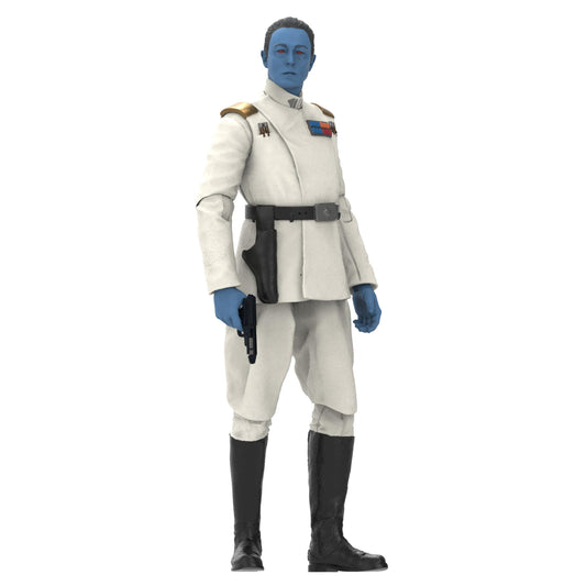 Star Wars The Black Series Grand Admiral Thrawn figure display-ready on shelf