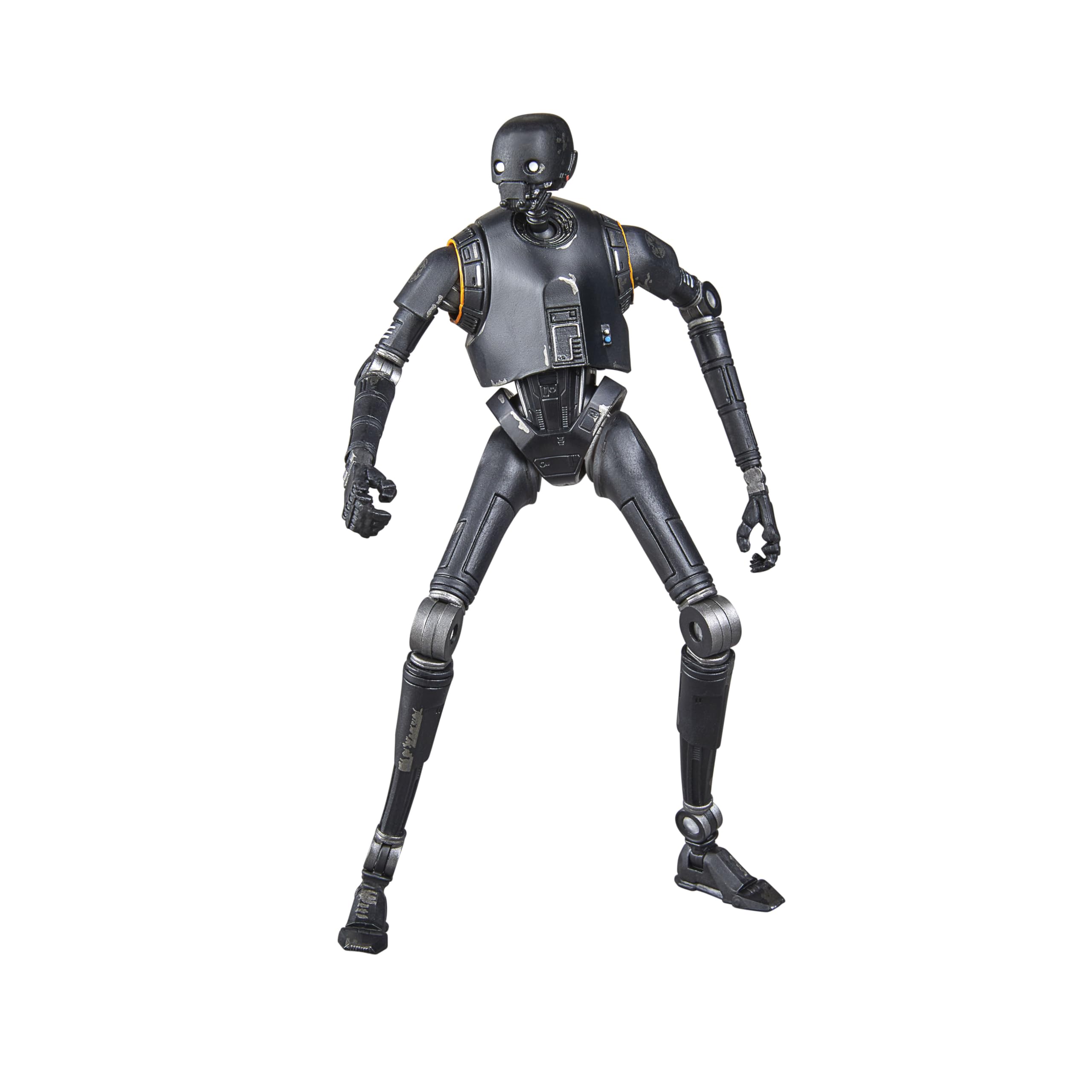 STAR WARS Black Series K-2SO poseable figure for dynamic display and collection.