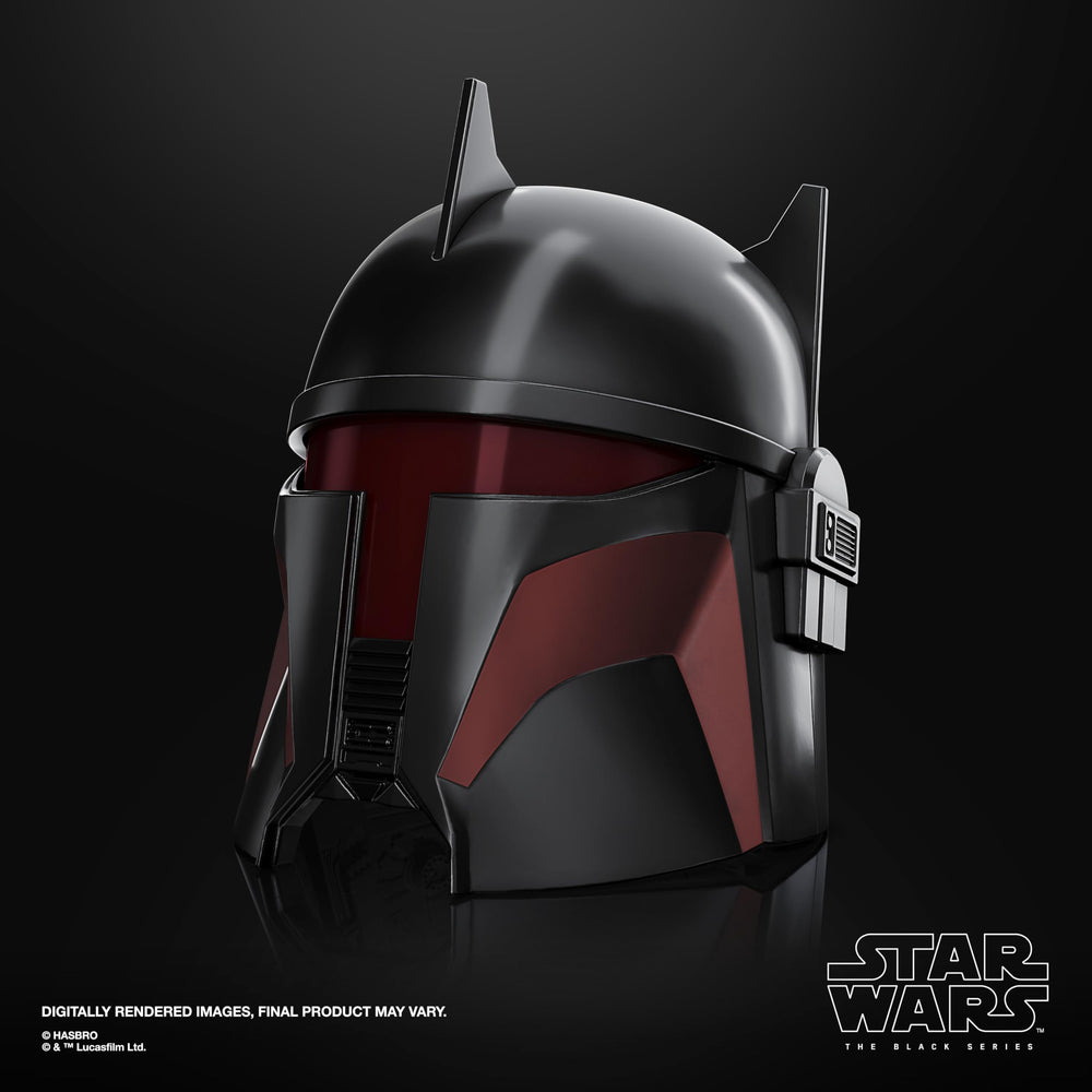 STAR WARS Black Series Moff Gideon helmet interior padding ensures comfy wear.