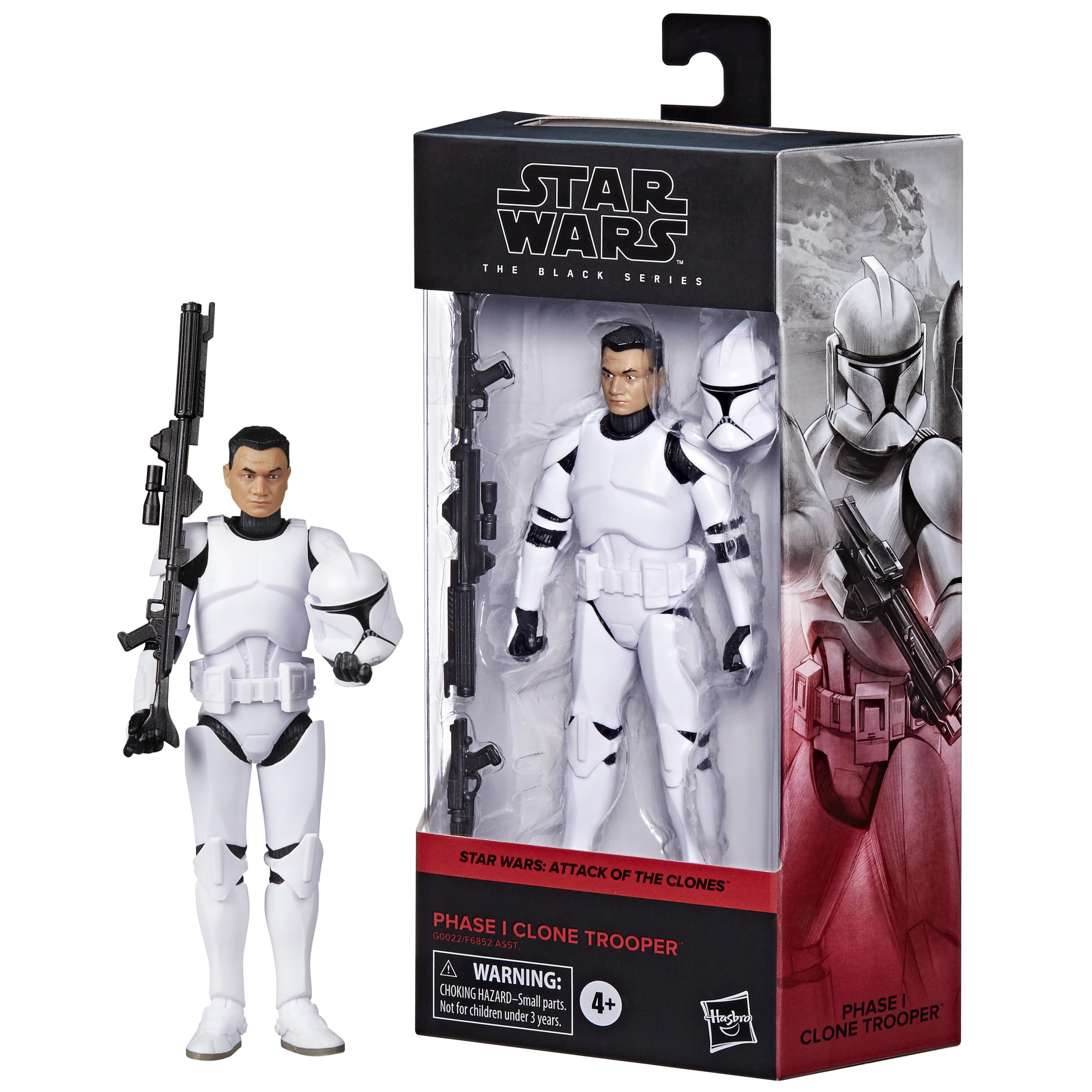 Star Wars Phase I Clone Trooper front view for collectors.