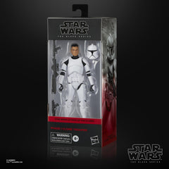 Star Wars Black Series Phase I Clone Trooper with removable helmet for customization.