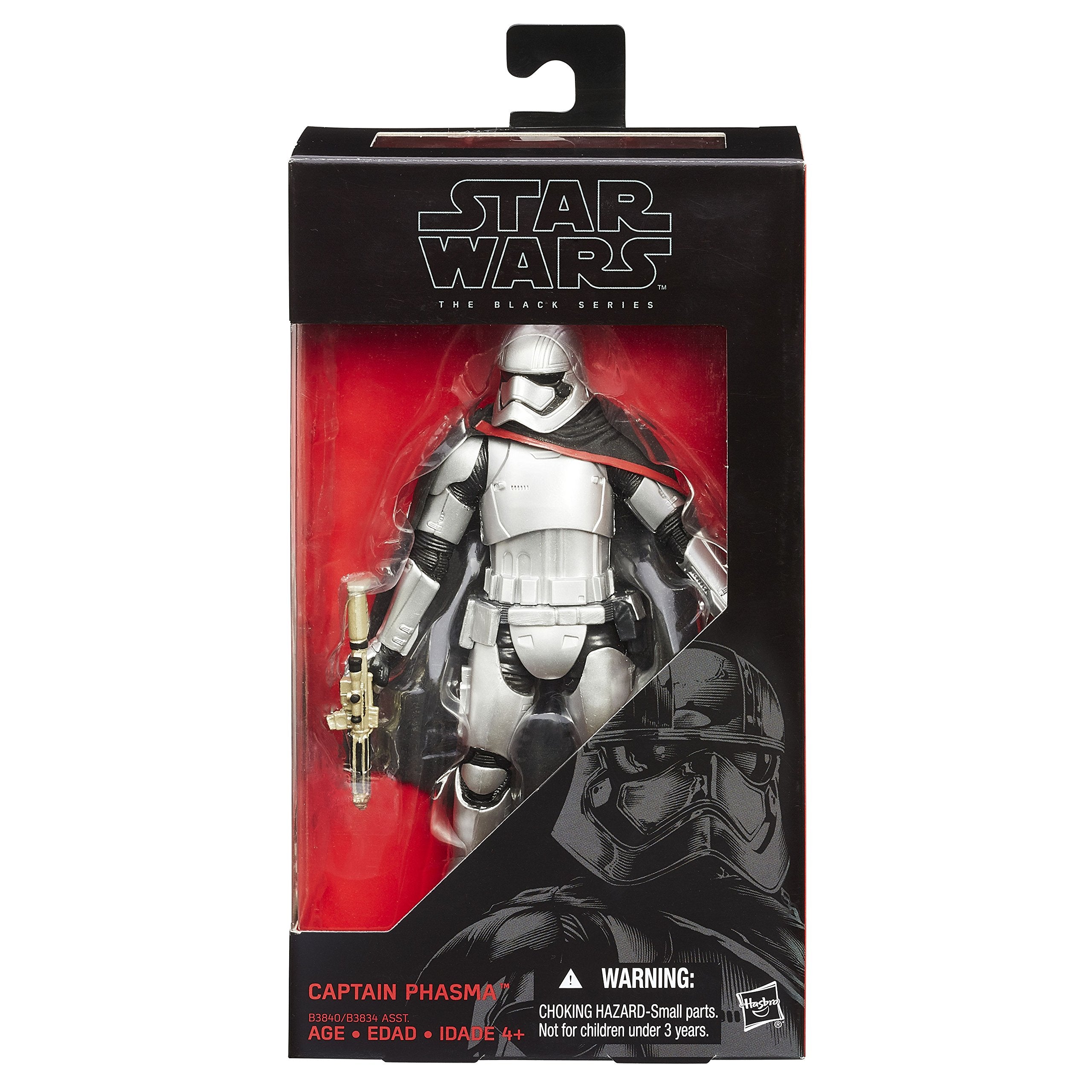 Star Wars Black Series Villain Trooper Commander front view for dynamic display and storytelling.