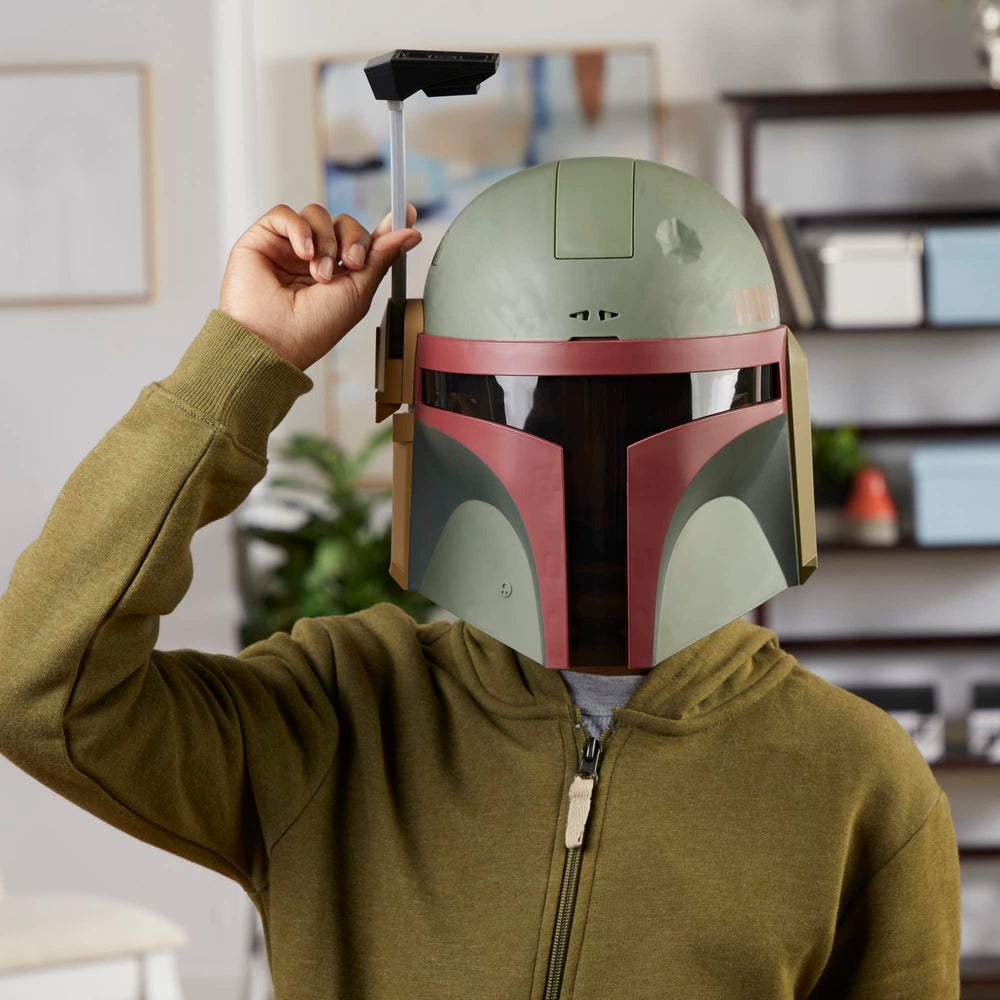Star Wars Boba Fett compatible roleplay gear complements other outfits and masks.
