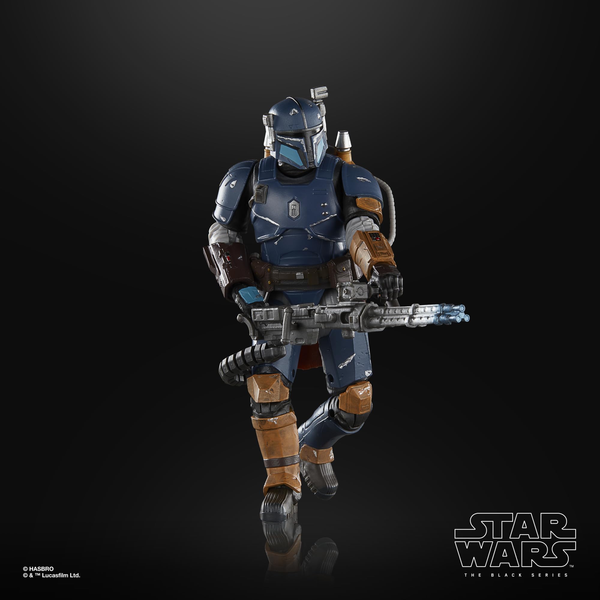 Star Wars collectible Paz Vizsla figure suitable for shelf display.