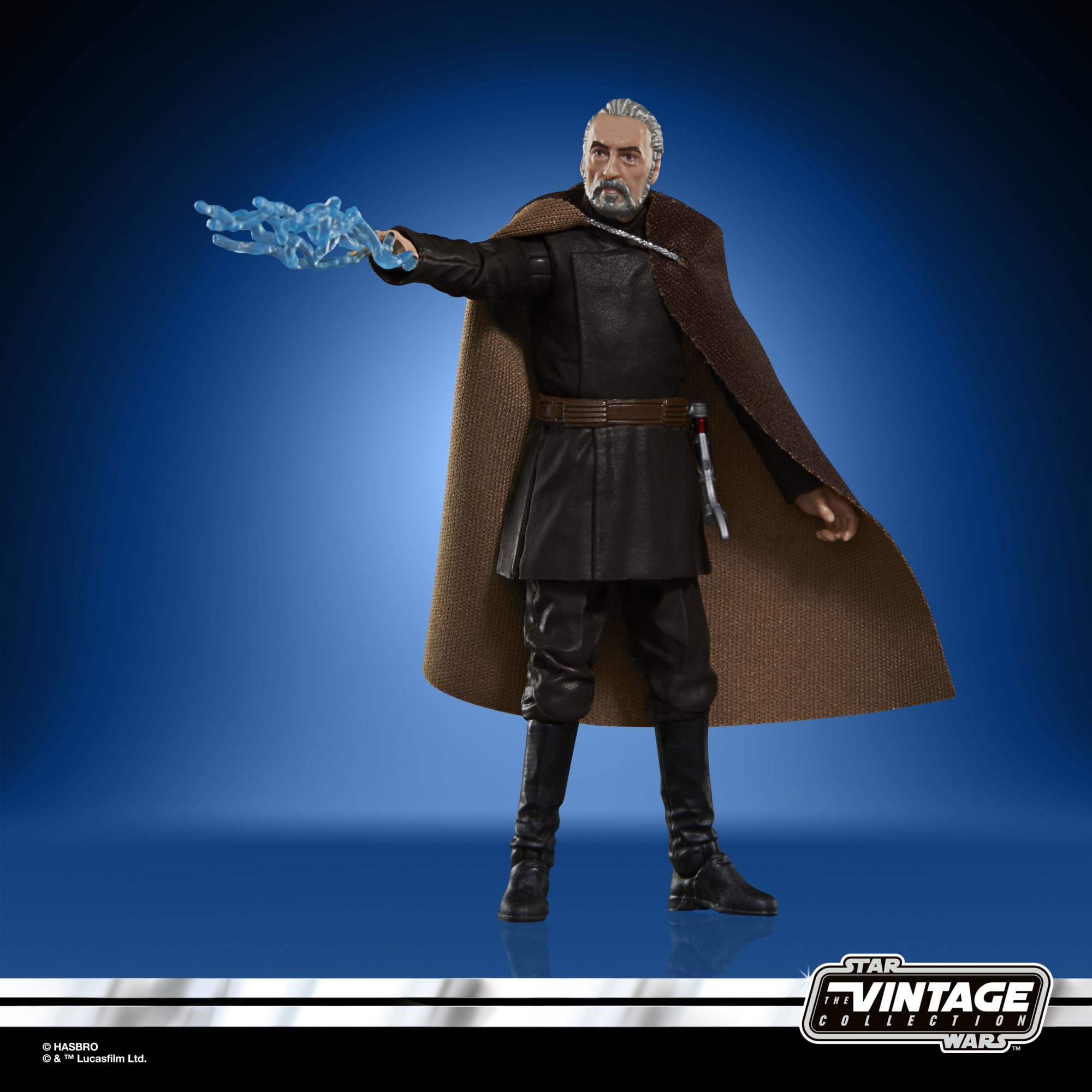 STAR WARS Count Dooku figure kenner-inspired packaging design