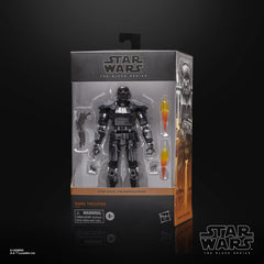 STAR WARS The Black Series Dark Trooper pose articulation for dynamic display.
