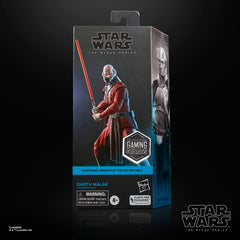 STAR WARS Darth Malak with lightsaber accessory ready for action poses