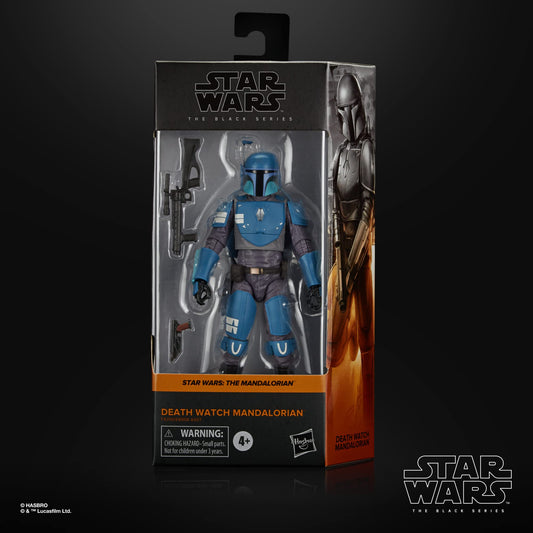 Star Wars Death Watch Mandalorian figure articulation highlights poseability for action scenes.