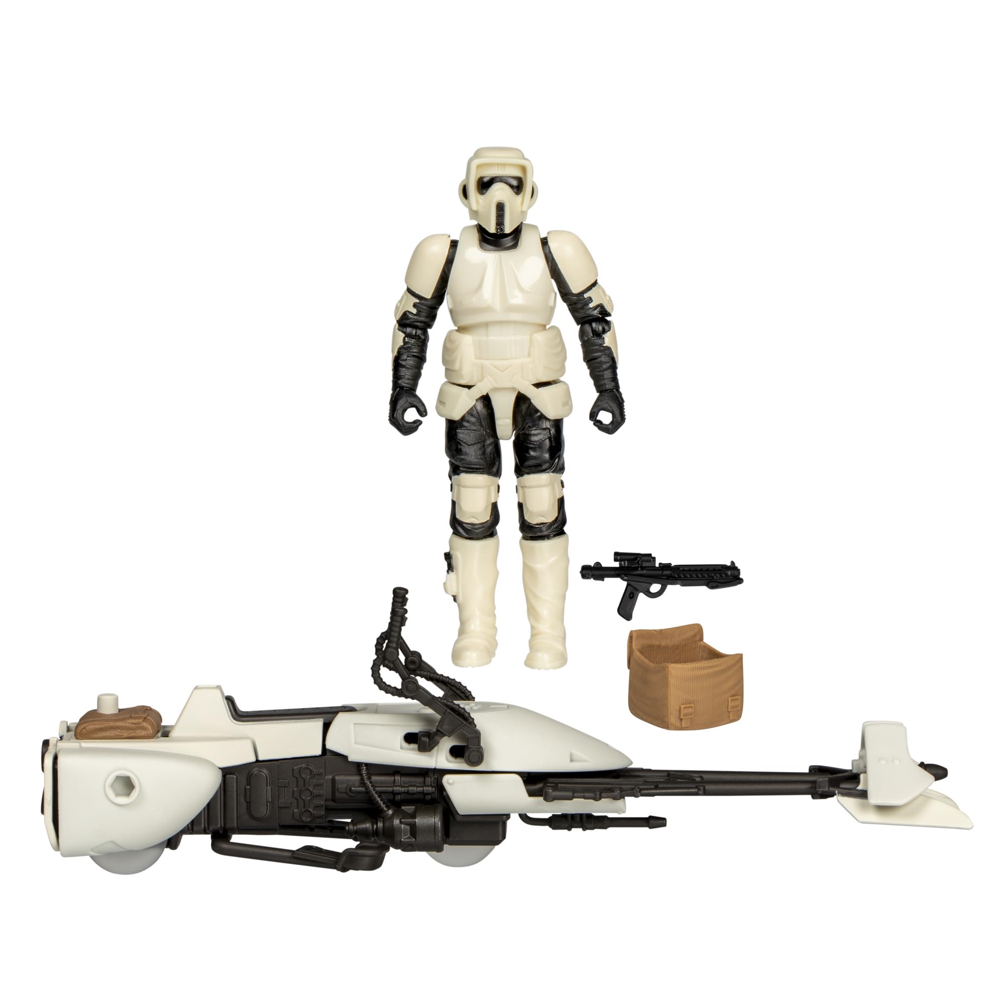 Star Wars Epic World of Action 4-inch Scout Trooper figure ready for action-packed adventures.