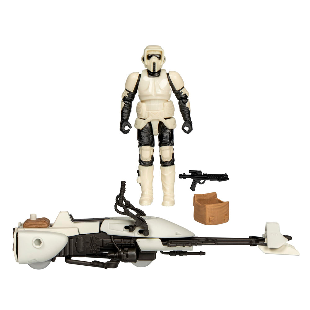 Star Wars Epic World of Action 4-inch Scout Trooper figure ready for action-packed adventures.