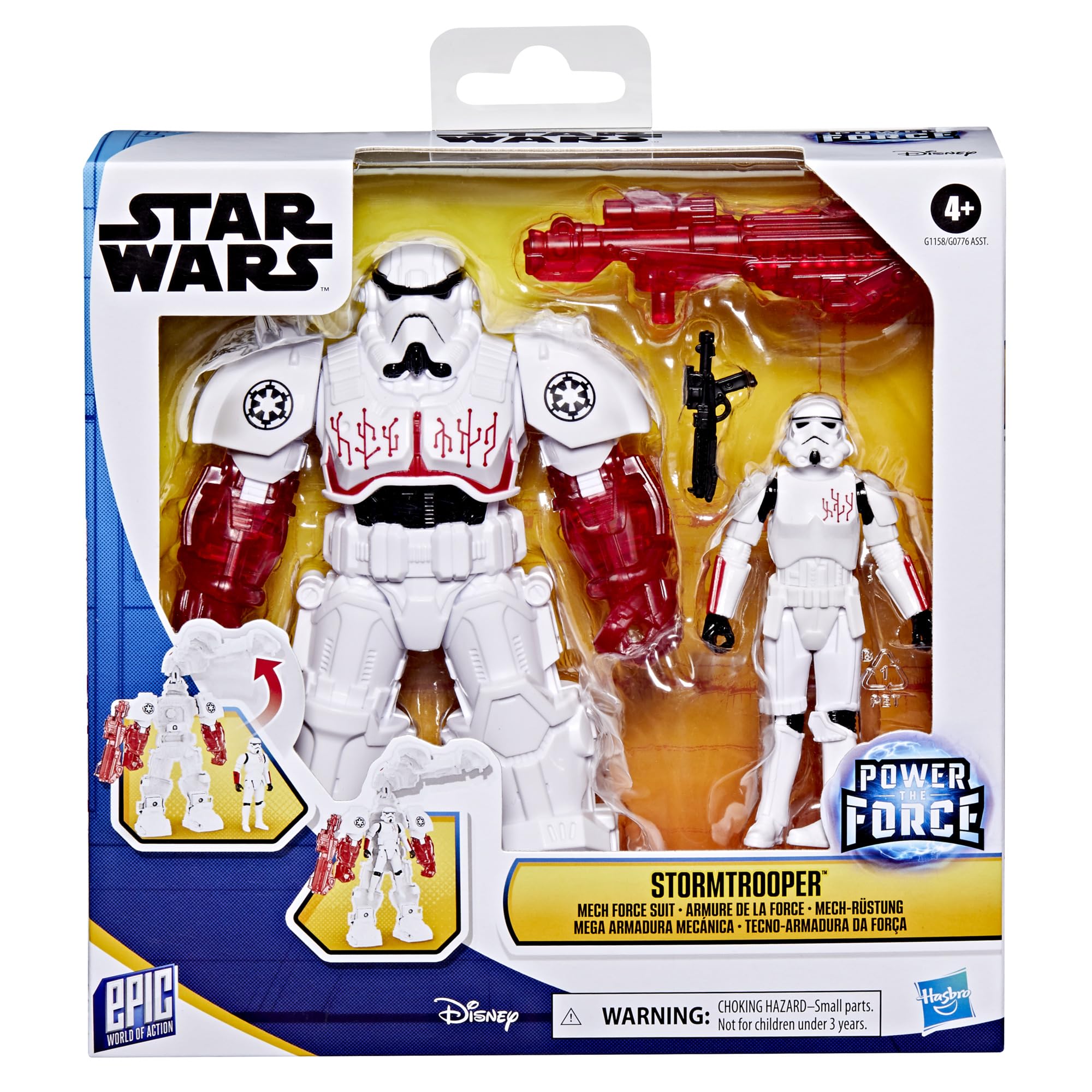 Star Wars Epic World of Action 4-inch stormtrooper figure with authentic design