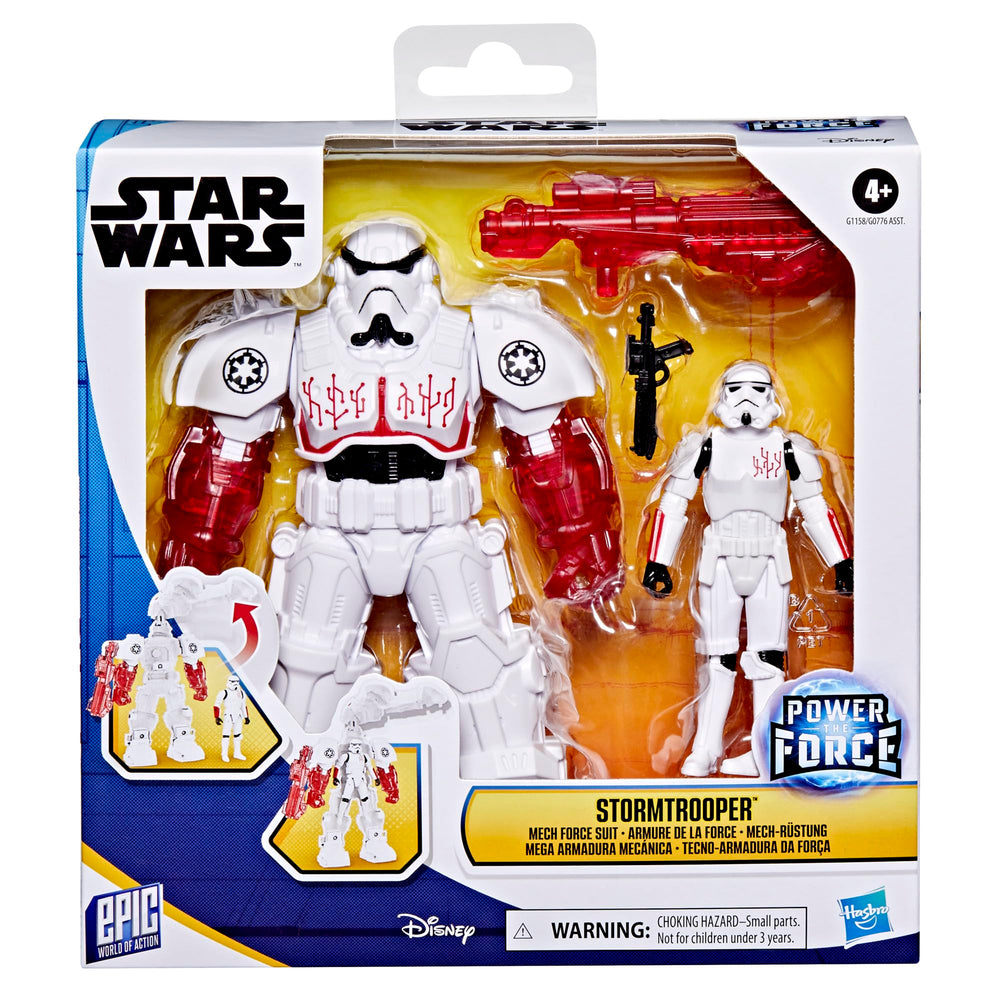 Star Wars Epic World of Action 4-inch stormtrooper figure with authentic design