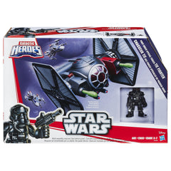 Star Wars Galactic Heroes Tie Fighter Pilot Elite Action Figure displayed in packaging scene for display and collection.