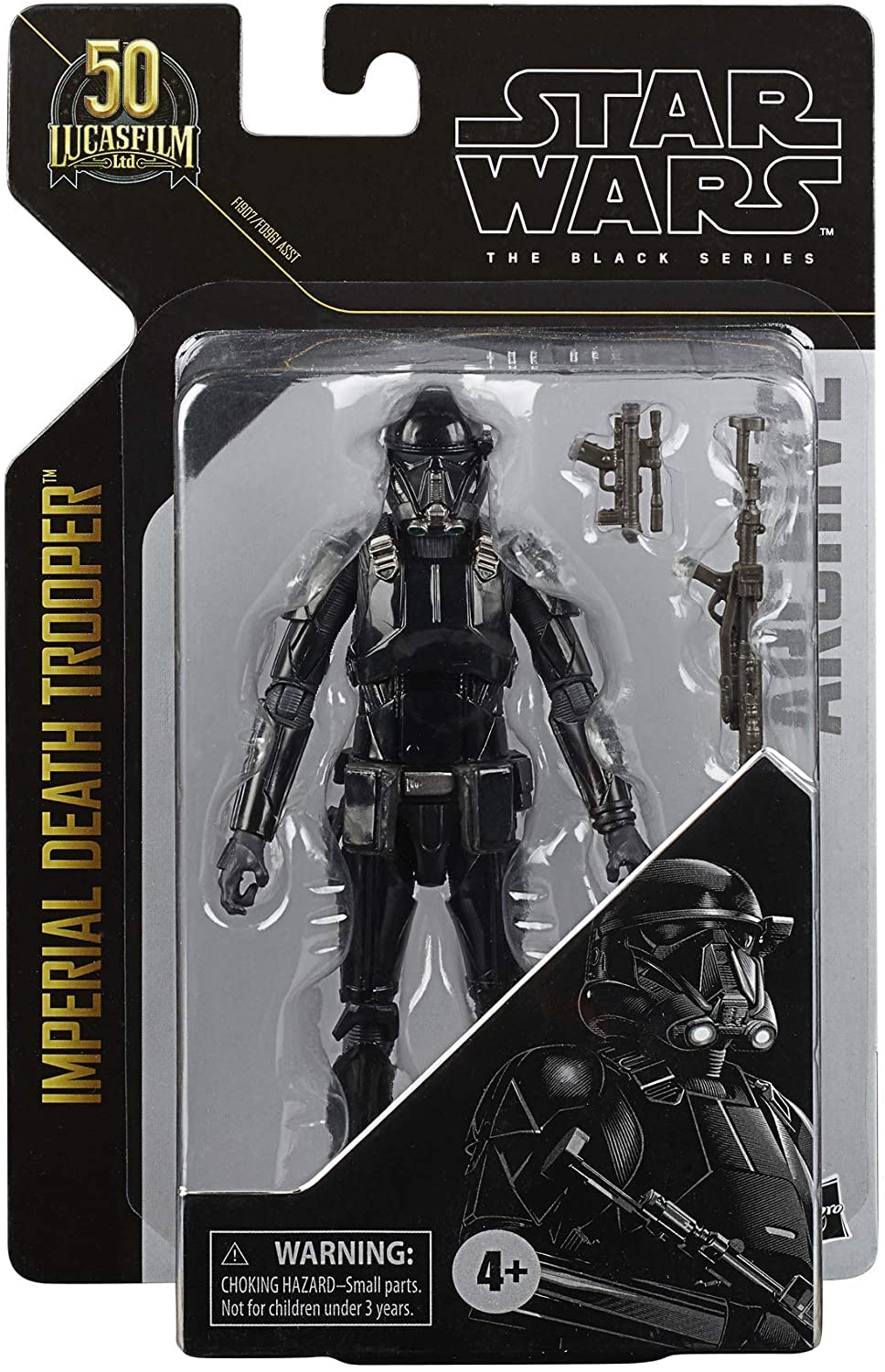 STAR WARS Imperial Death Trooper Archive figure in pose for dynamic dioramas