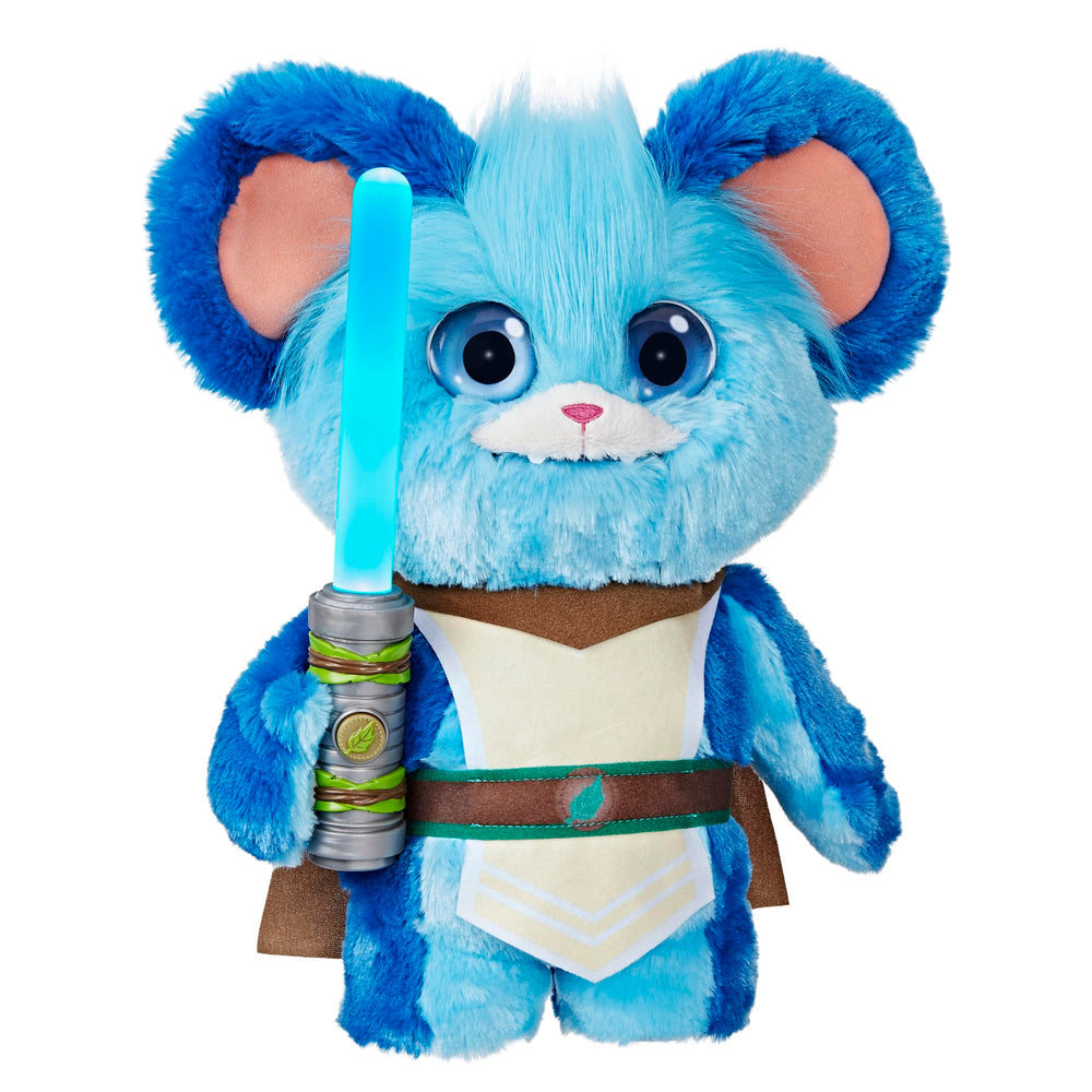 Star Wars Jabberin' Jedi Nubs plush with blue fur for cozy playtime.