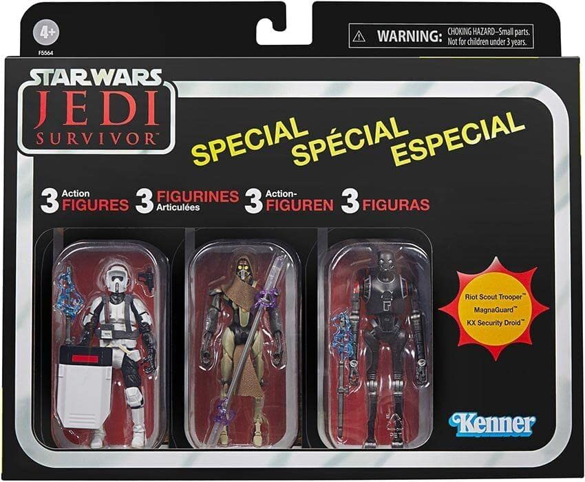 STAR WARS Jedi Survivor KX-series Security Droid figure ideal for detailed dioramas.