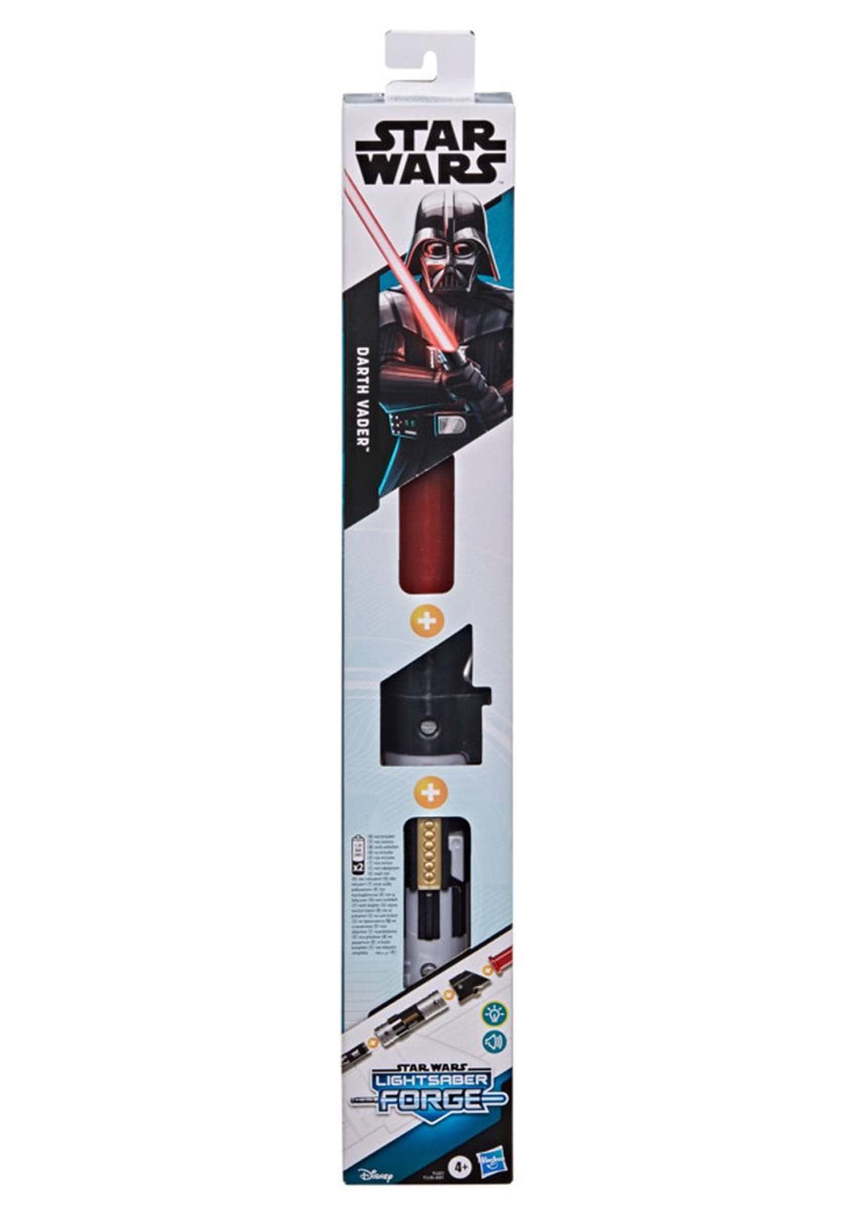STAR WARS Lightsaber Forge Darth Vader core and cap show build-and-play process