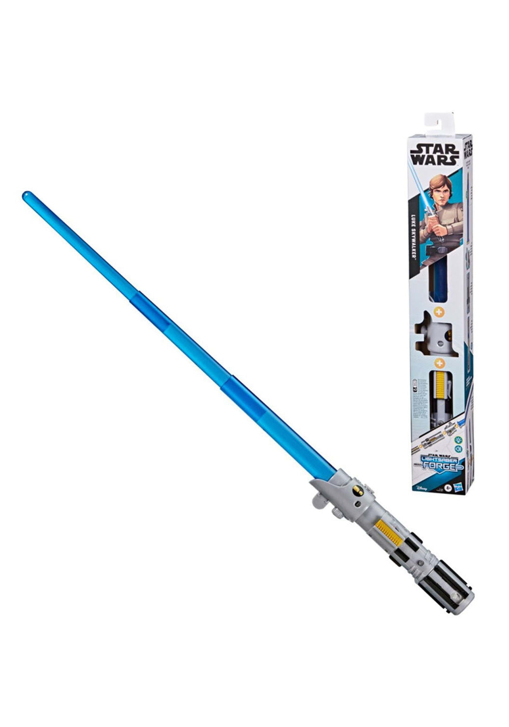 STAR WARS Lightsaber Forge Luke Skywalker cover protects components during play