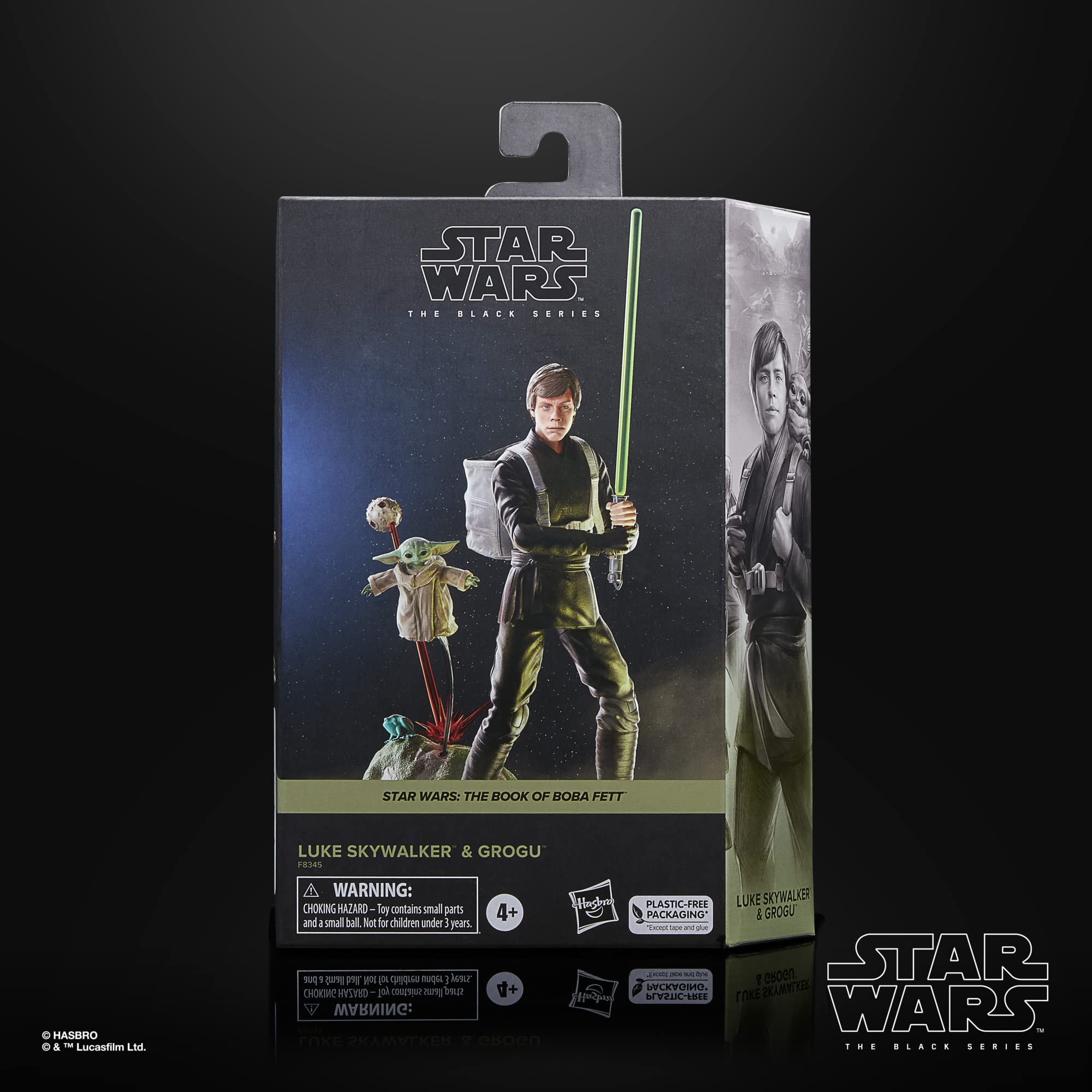 STAR WARS Luke Skywalker & Grogu articulation highlight allows dynamic poses.