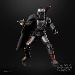 Three accessories included with STAR WARS The Mandalorian Black Series figure for posing options.