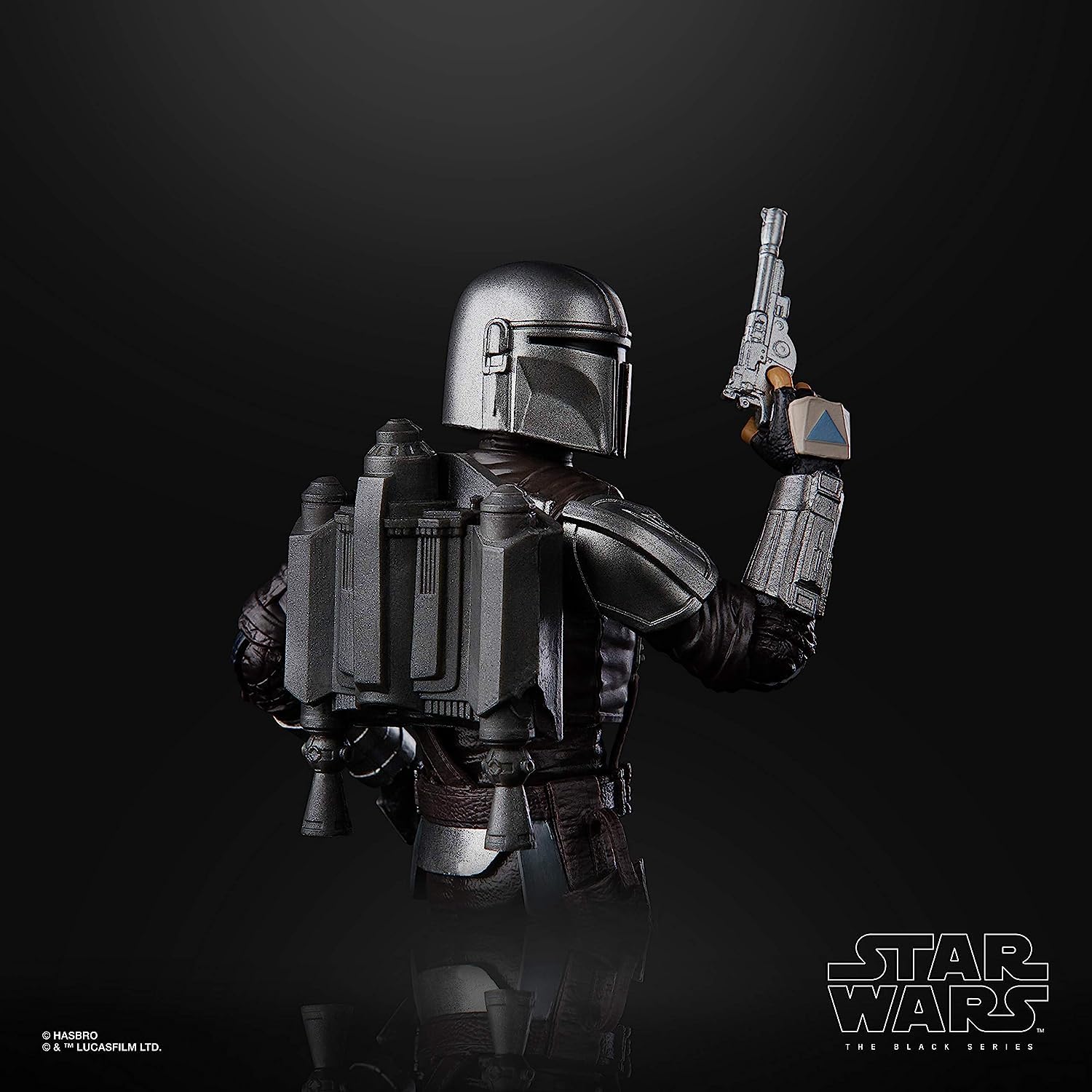 Figure with four articulated limbs for dynamic posing in the Star Wars line.