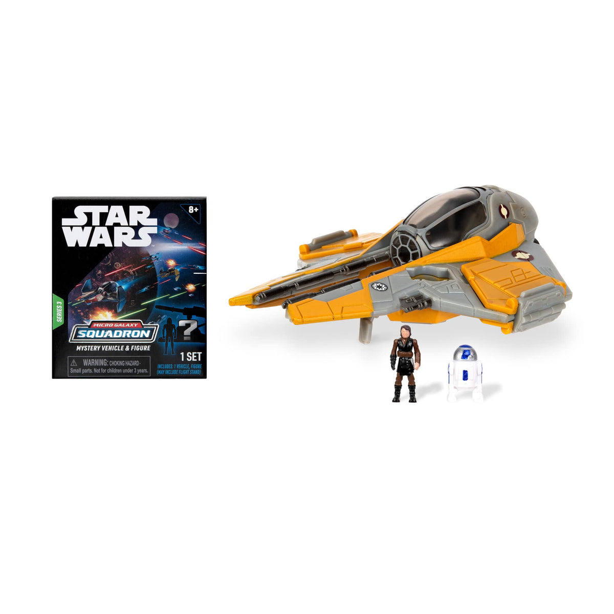 STAR WARS Micro Galaxy Anakin Interceptor bundle with accurate scale for display and collection