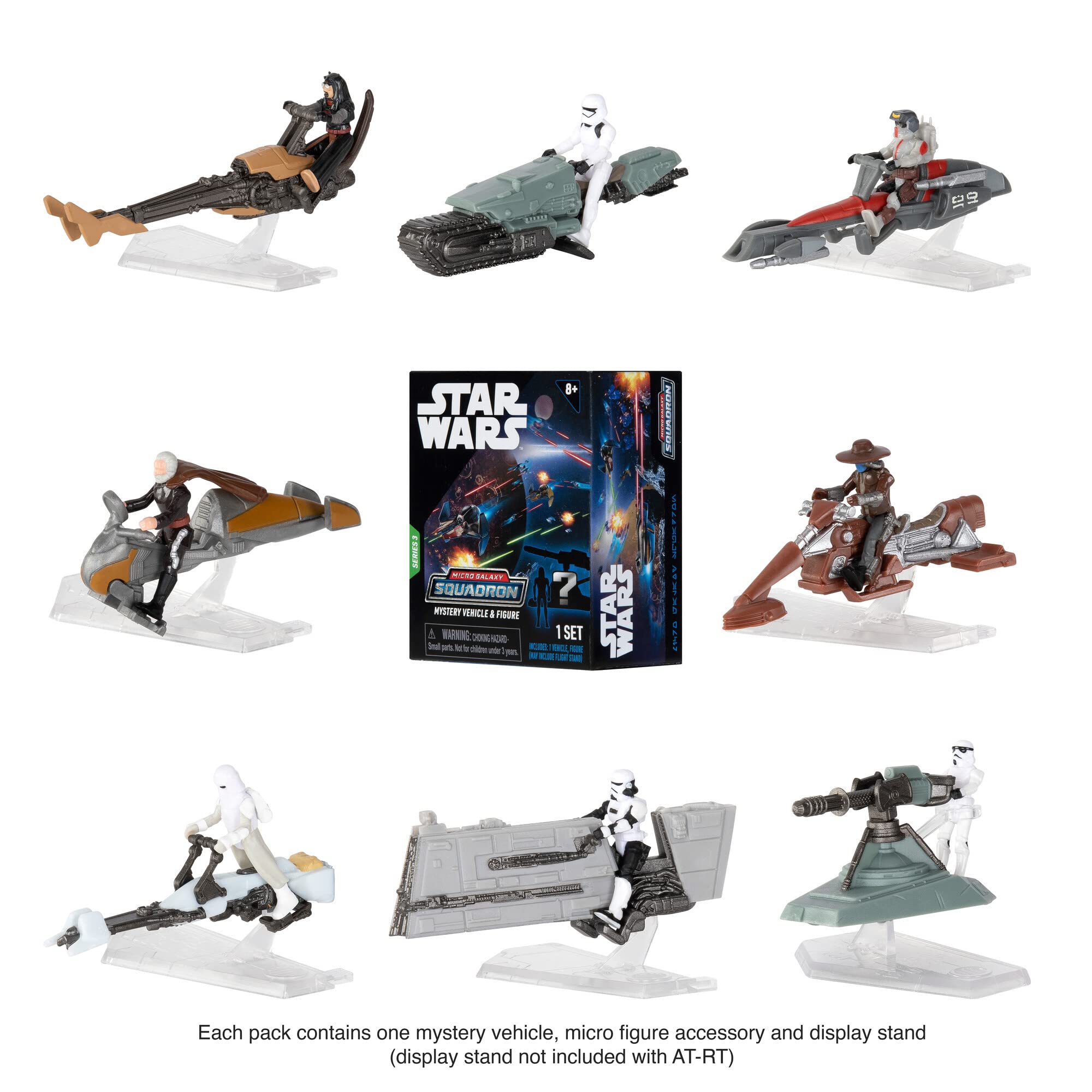 STAR WARS Micro Galaxy Imperial Patrol Speeder detailed micro vehicle for shelf display