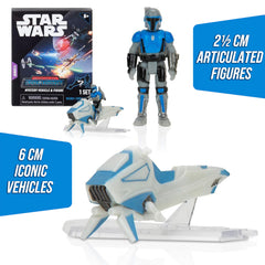 Star Wars Micro Galaxy Series 5 3-pack vehicle 2.5-inch, ready for action and display.