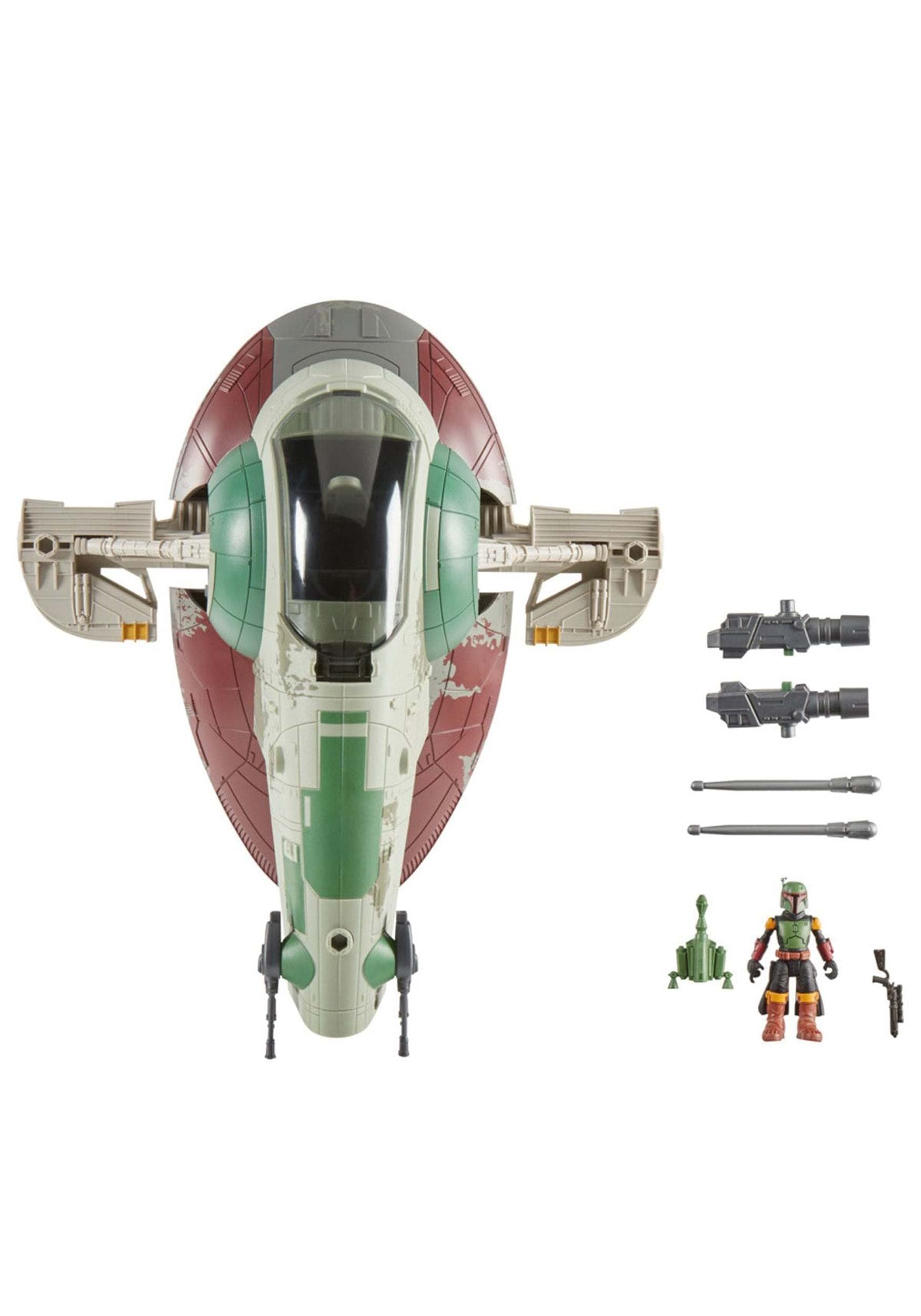 STAR WARS Mission Fleet two repositionable blasters enable versatile missions.