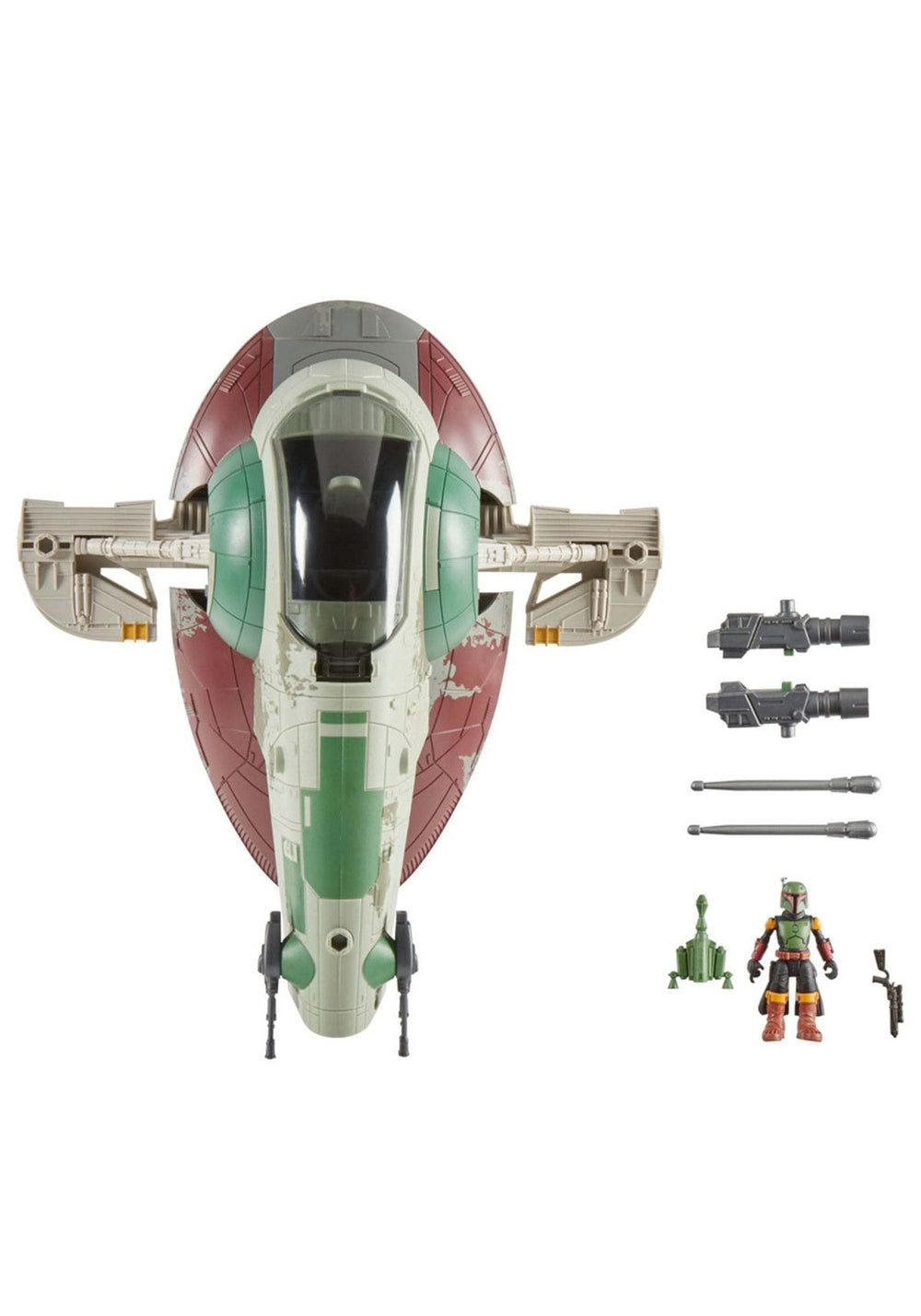 STAR WARS Mission Fleet two repositionable blasters enable versatile missions.