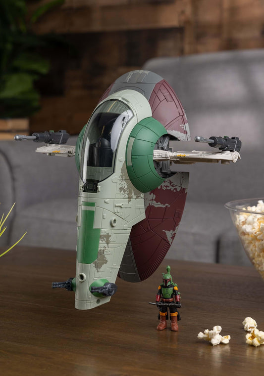 STAR WARS Mission Fleet starship cockpit rotates for action-packed scenes.