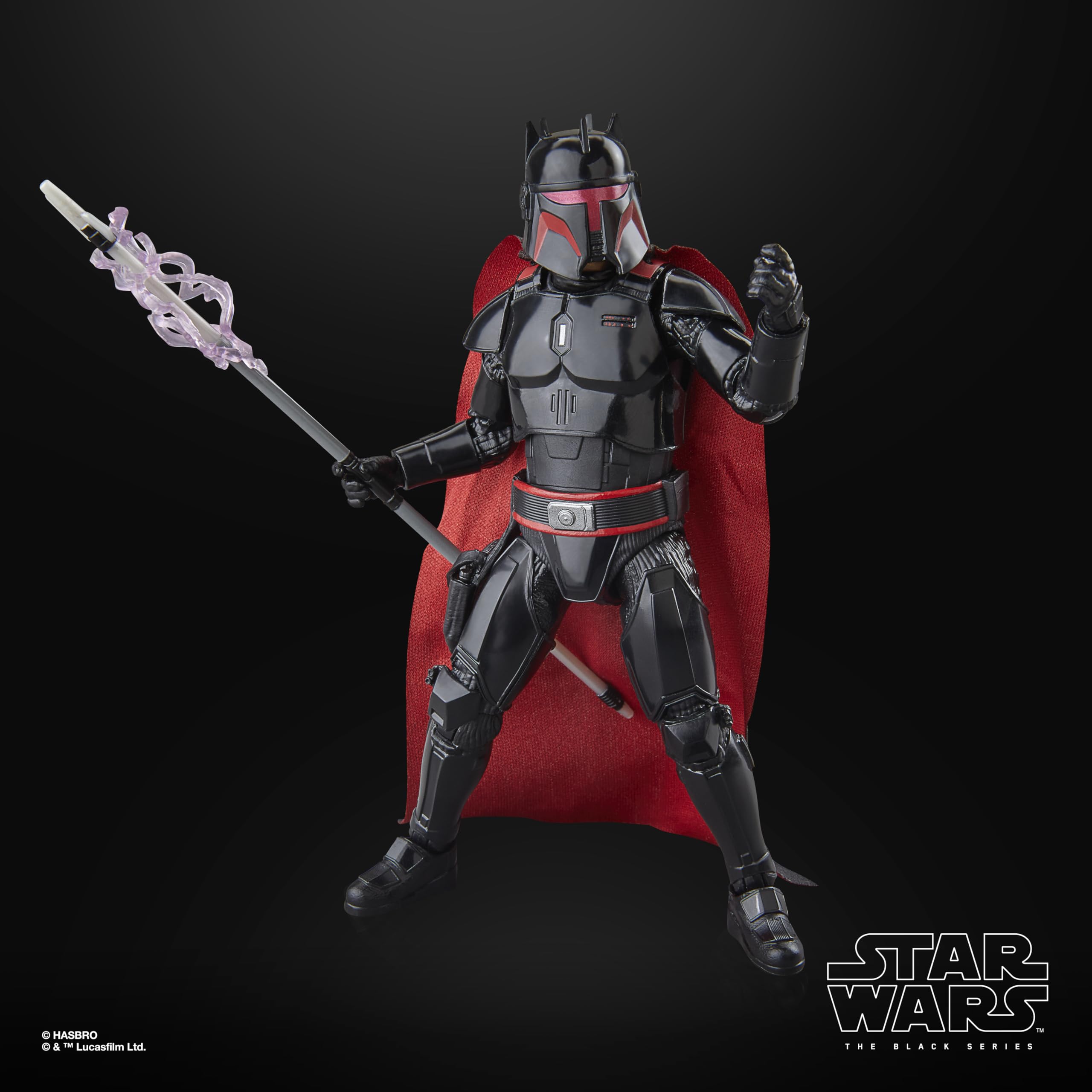STAR WARS Moff Gideon Dark Trooper detail highlights armor texture.