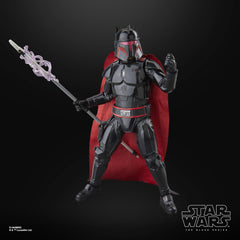 STAR WARS Moff Gideon Dark Trooper detail highlights armor texture.
