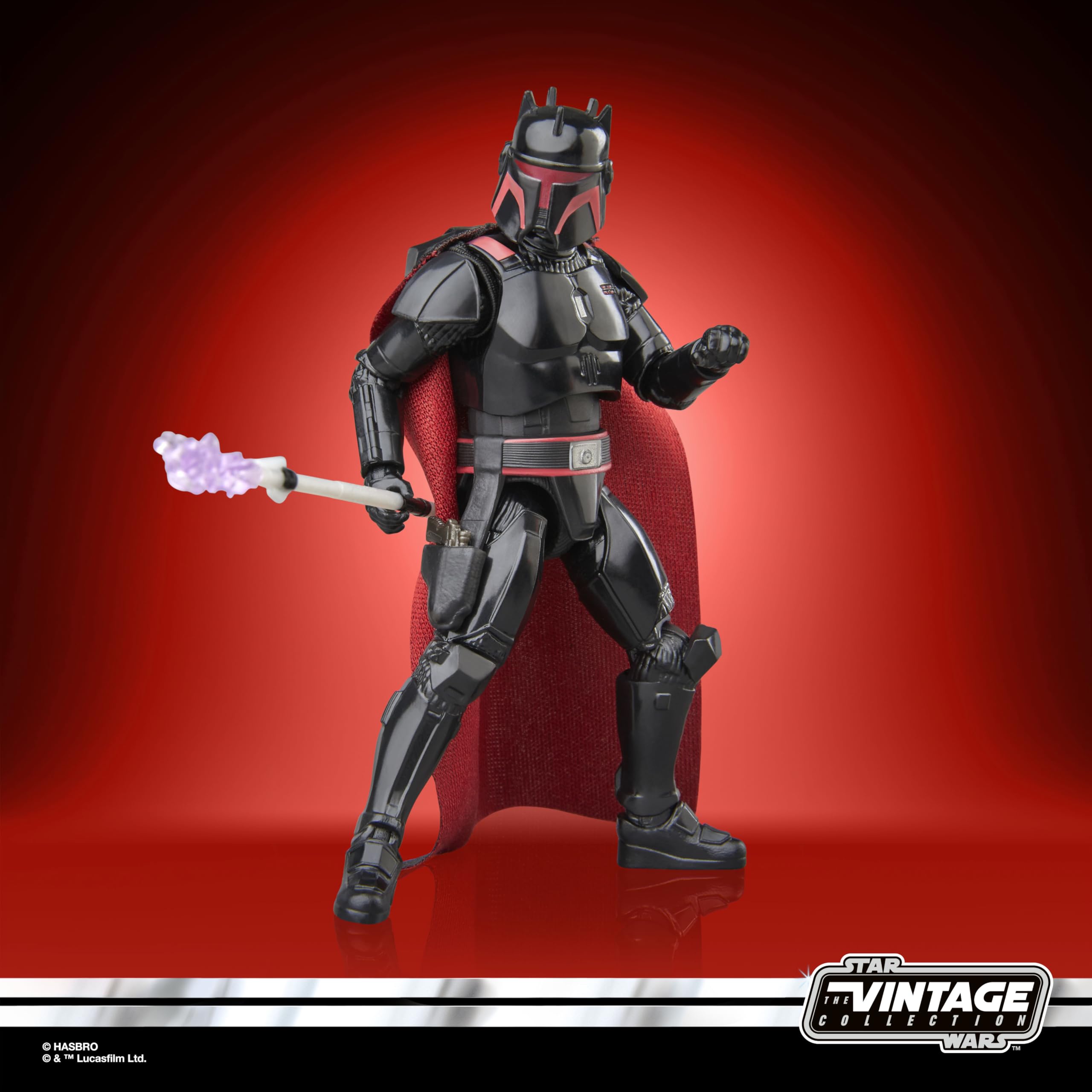 STAR WARS Moff Gideon lightning FX enhances dramatic effect in dynamic poses.