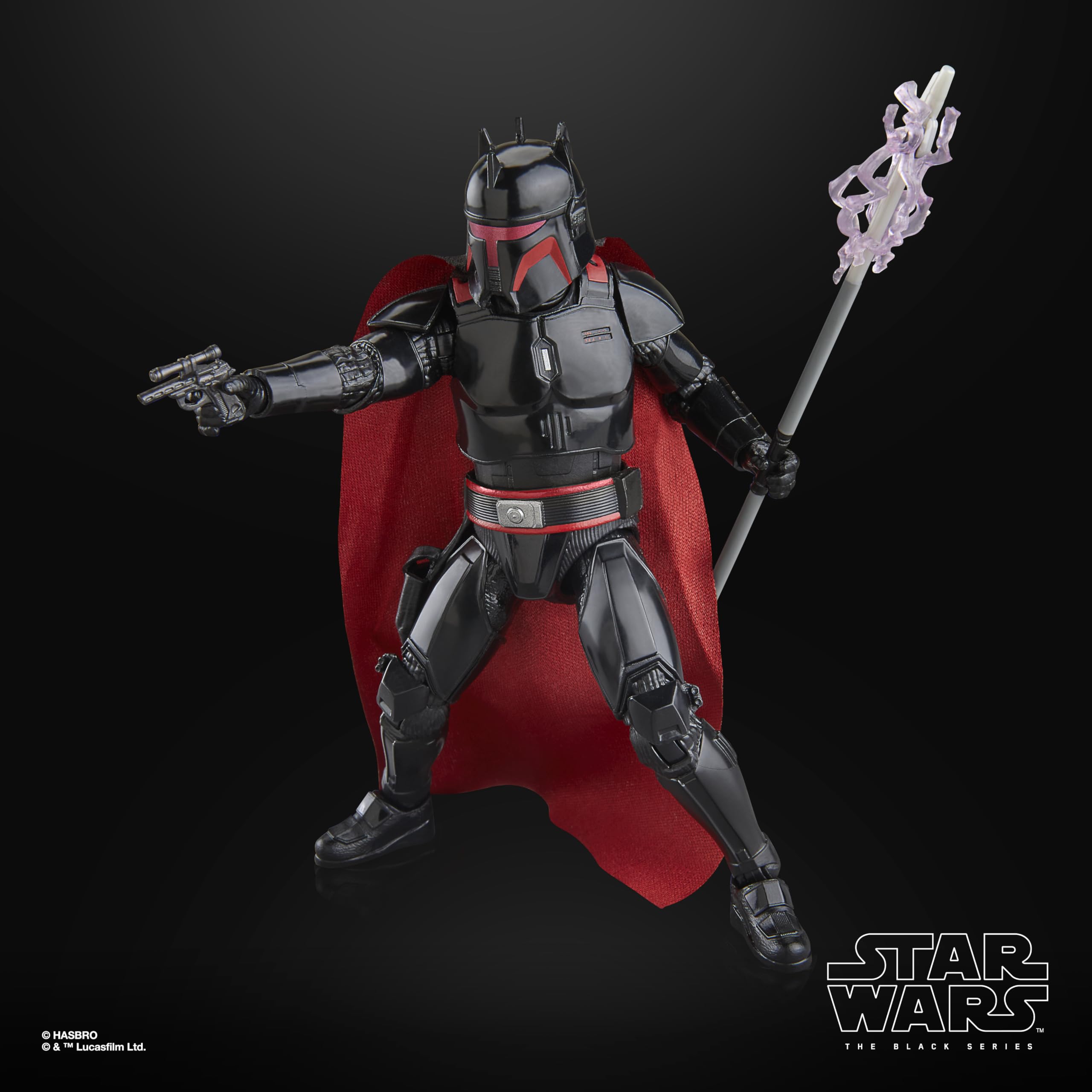 STAR WARS Moff Gideon packaging enables easy shelf display.