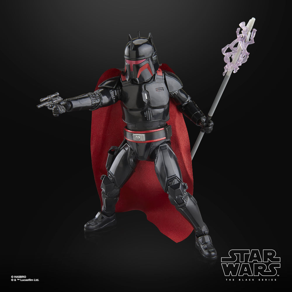 STAR WARS Moff Gideon packaging enables easy shelf display.