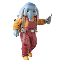Star Wars Neel at Attin figure articulation enables dynamic posing for shelf scenes.
