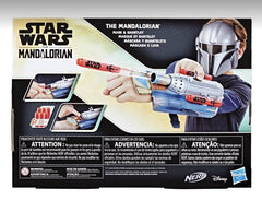 Star Wars Nerf Mandalorian action play scene, perfect for collaborative galaxy battles.