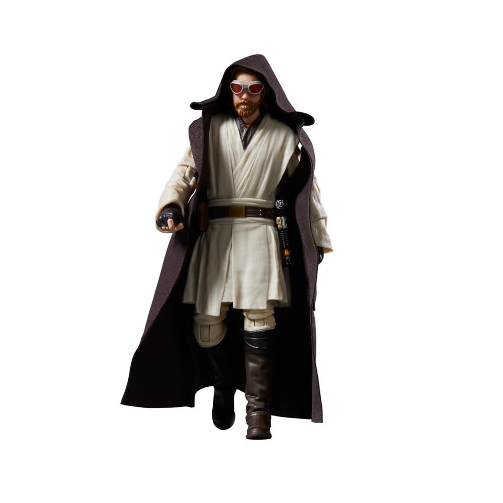 Star Wars Obi-Wan Kenobi face sculpt detail captures lifelike likeness.