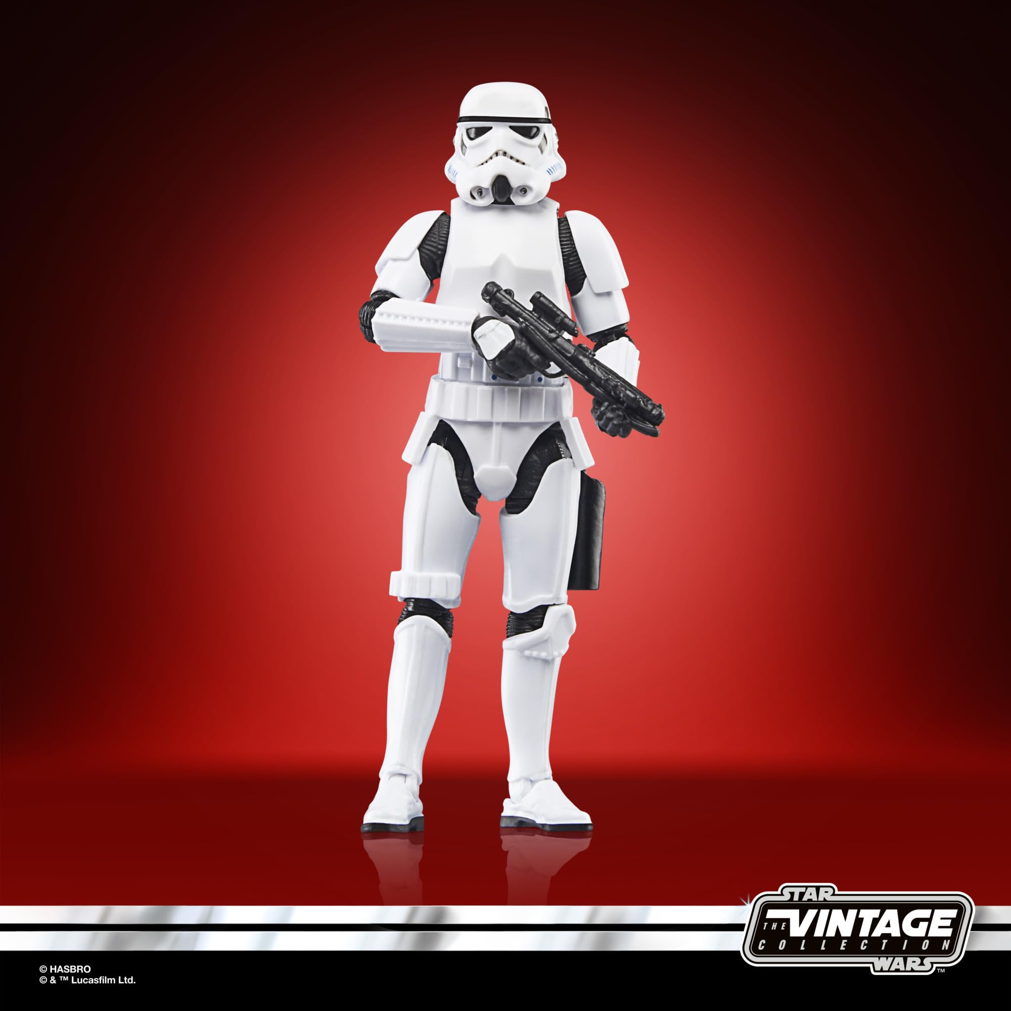 Star Wars Stormtrooper packaging with Kenner branding for collector appeal