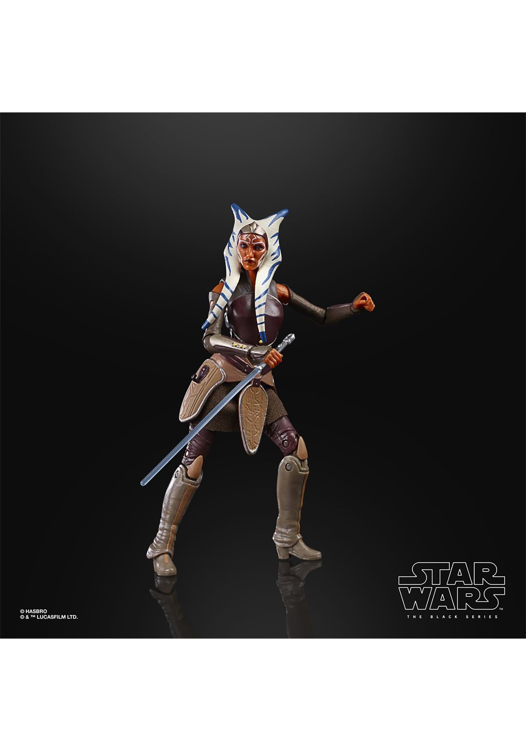 STAR WARS The Black Series Ahsoka Tano figure premium pack suited for collectors.