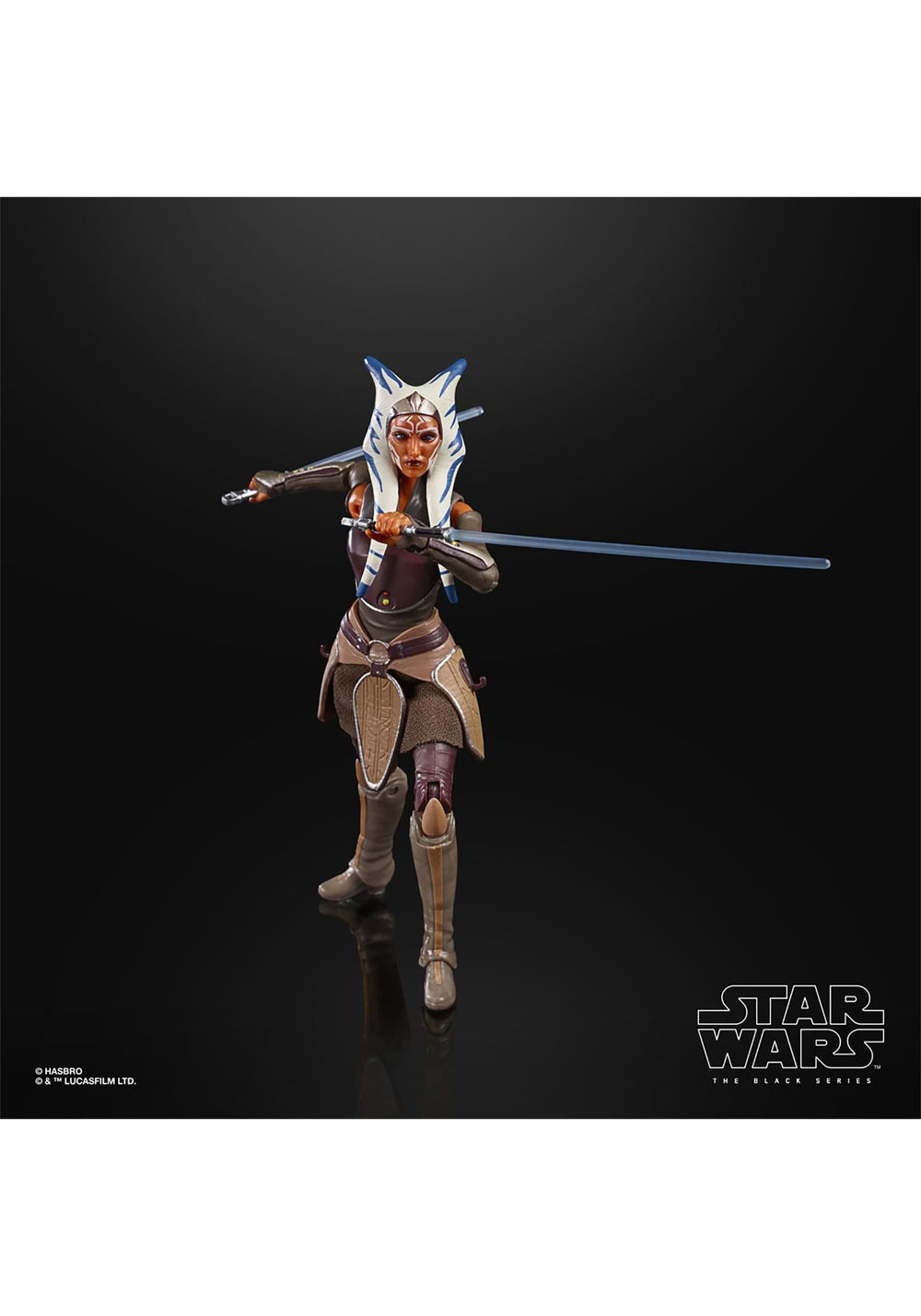 STAR WARS The Black Series Ahsoka Tano figure Rebels-inspired design evokes iconic moments.