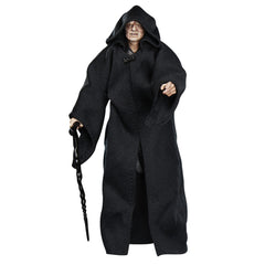STAR WARS The Black Series Archive Emperor Palpatine figure front view for display