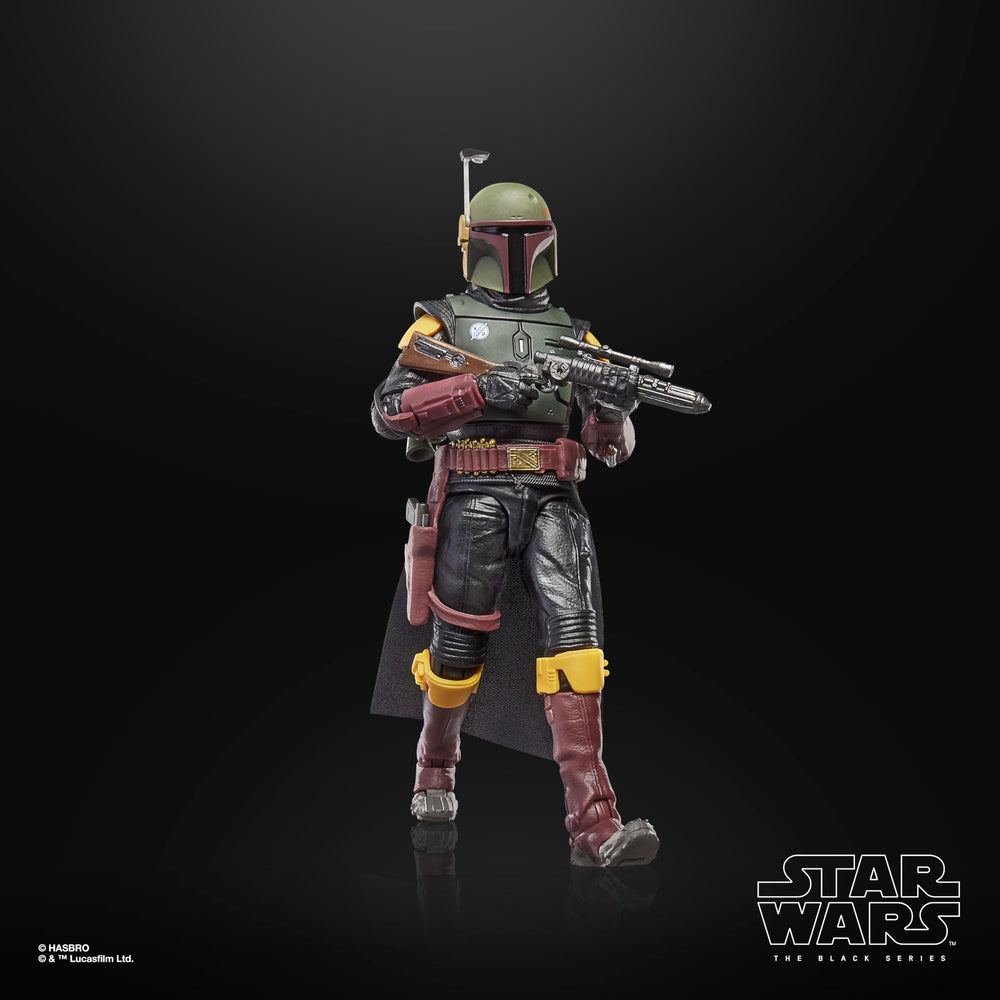 Star Wars The Black Series Boba Fett articulated joints for dynamic posing.