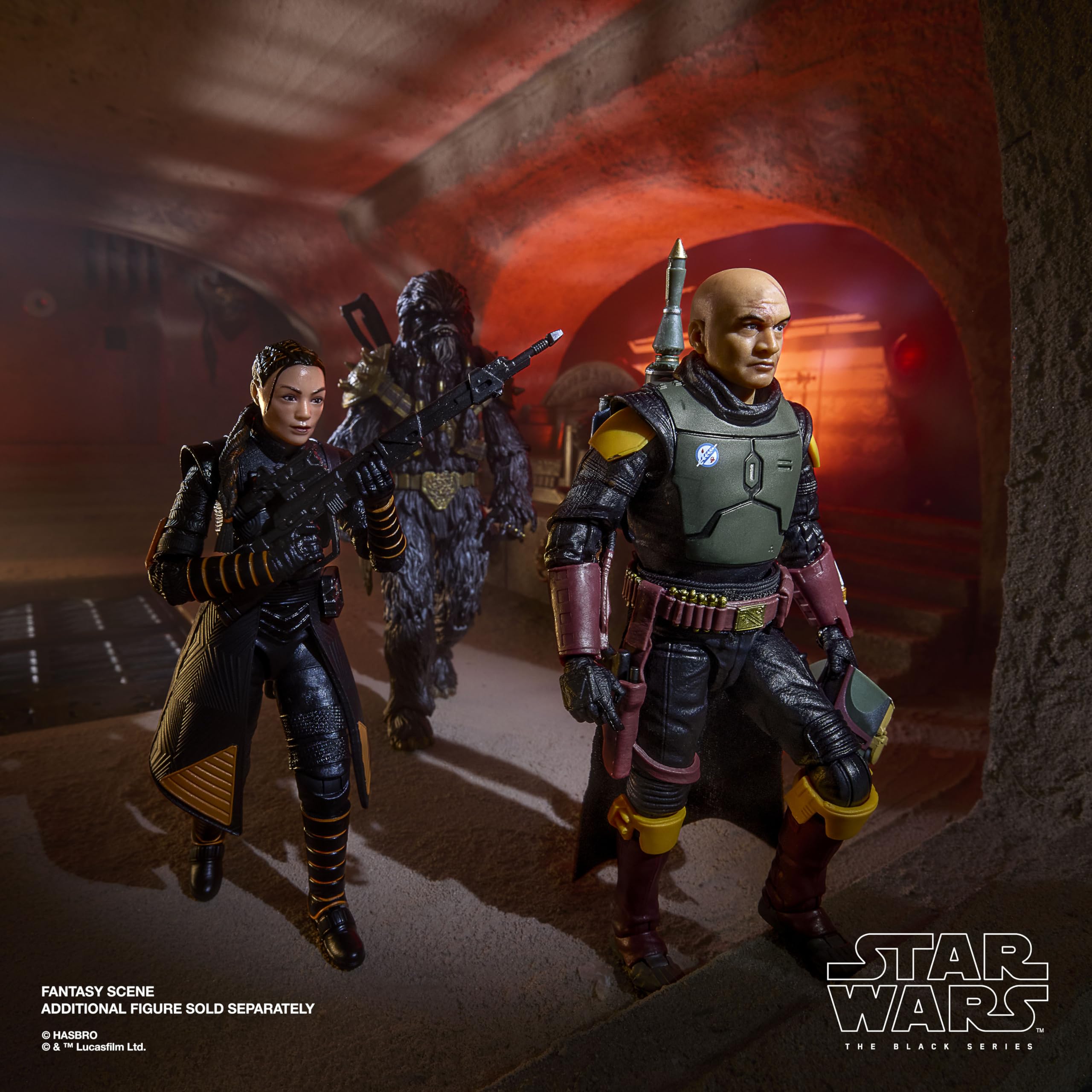 Star Wars The Black Series Boba Fett premium deco and series-inspired design.