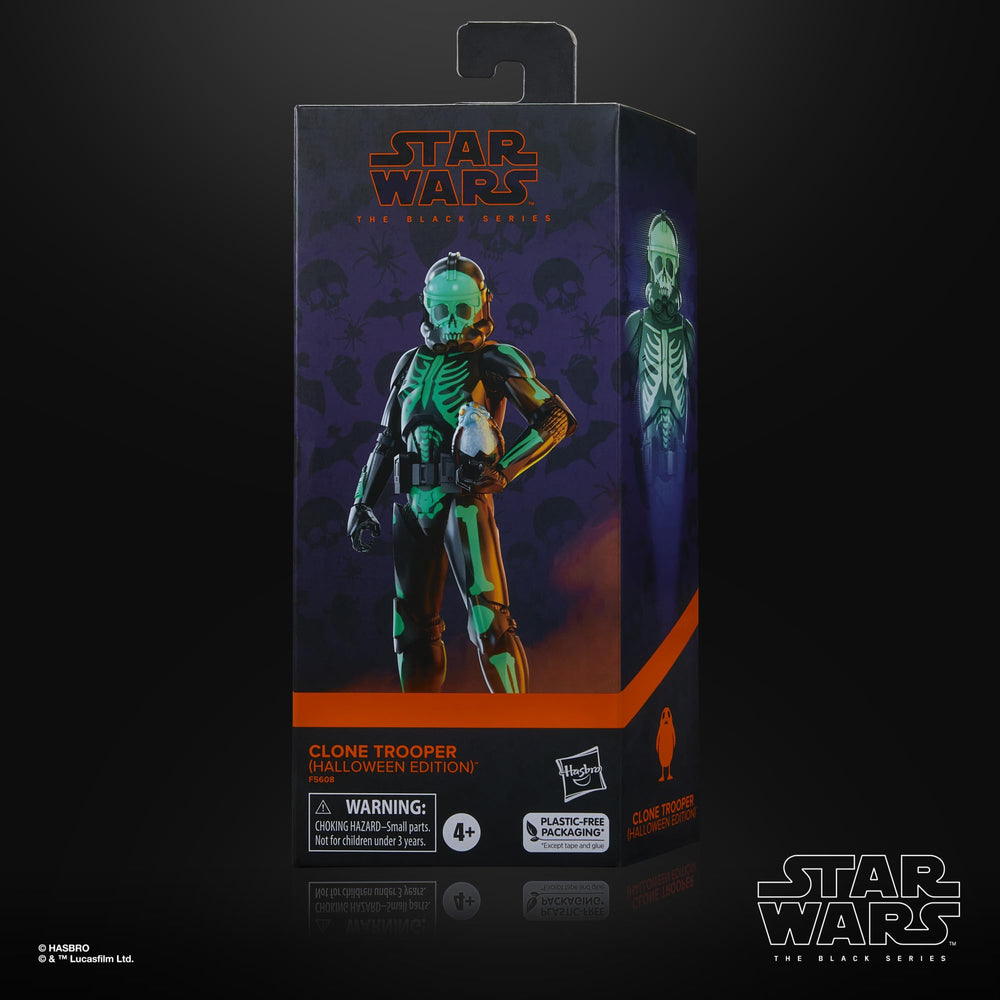 STAR WARS The Black Series Clone Trooper Halloween Edition with premium deco detail