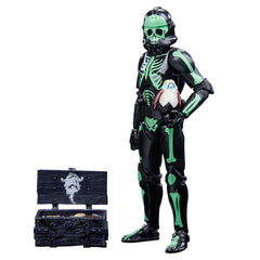 STAR WARS The Black Series Clone Trooper Halloween Edition in a dynamic display pose